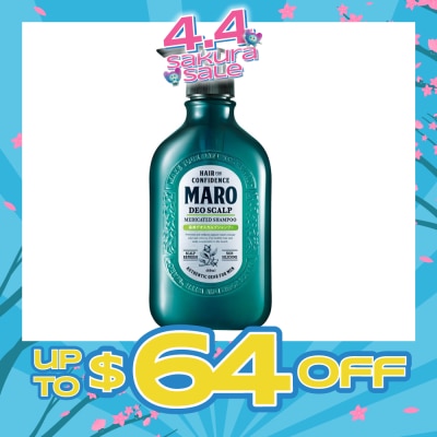 MARO - Deo Scalp Medicated Shampoo (Cleanse Unwanted Sebum on Clogged Pores in Hair Root) 480ml