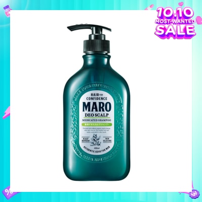 MARO Deo Scalp Medicated Shampoo (Cleanse Unwanted Sebum on Clogged Pores in Hair Root) 480ml