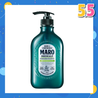 MARO Deo Scalp Medicated Shampoo (Cleanse Unwanted Sebum on Clogged Pores in Hair Root) 480ml