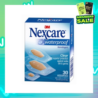 3M NEXCARE Bandage Waterproof Clear 30s