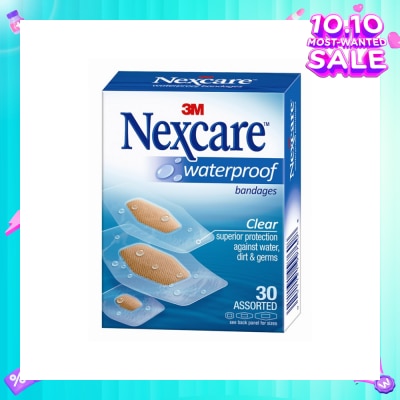 3M NEXCARE Bandage Waterproof Clear 30s