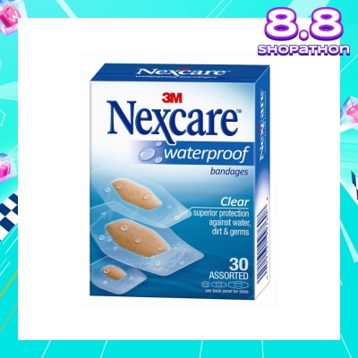3M NEXCARE Bandage Waterproof Clear 30s