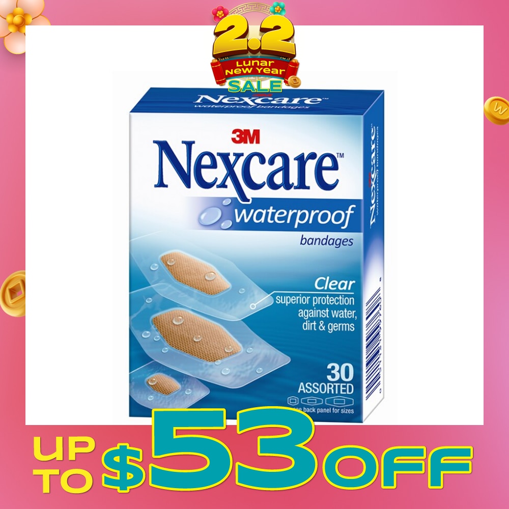 Bandage Waterproof Clear 30s