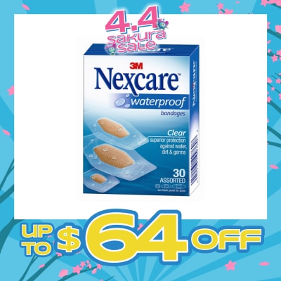3M NEXCARE - Bandage Waterproof Clear 30s