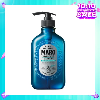 MARO Deo Scalp Cool Shampoo (Cleanse Away Unwanted Sebum in Clogged Pores Preventing Unpleasasnt Odor from Hair Root) 400ml