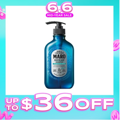 MARO - Deo Scalp Cool Shampoo (Cleanse Away Unwanted Sebum in Clogged Pores Preventing Unpleasasnt Odor from Hair Root) 400ml