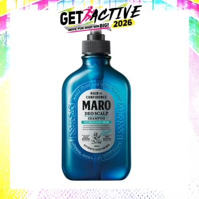 MARO - Deo Scalp Cool Shampoo (Cleanse Away Unwanted Sebum in Clogged Pores Preventing Unpleasasnt Odor from Hair Root) 400ml image