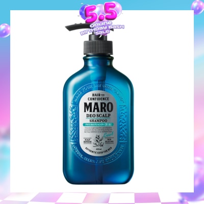 MARO - Deo Scalp Cool Shampoo (Cleanse Away Unwanted Sebum in Clogged Pores Preventing Unpleasasnt Odor from Hair Root) 400ml