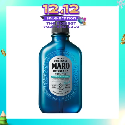 MARO Deo Scalp Cool Shampoo (Cleanse Away Unwanted Sebum in Clogged Pores Preventing Unpleasasnt Odor from Hair Root) 400ml
