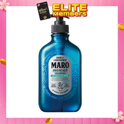 MARO Deo Scalp Cool Shampoo (Cleanse Away Unwanted Sebum in Clogged Pores Preventing Unpleasasnt Odor from Hair Root) 400ml