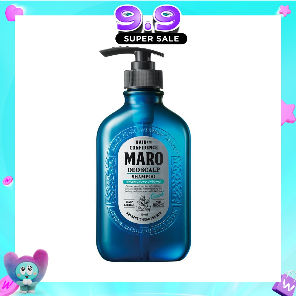 Deo Scalp Cool Shampoo (Cleanse Away Unwanted Sebum in Clogged Pores Preventing Unpleasasnt Odor from Hair Root) 400ml image