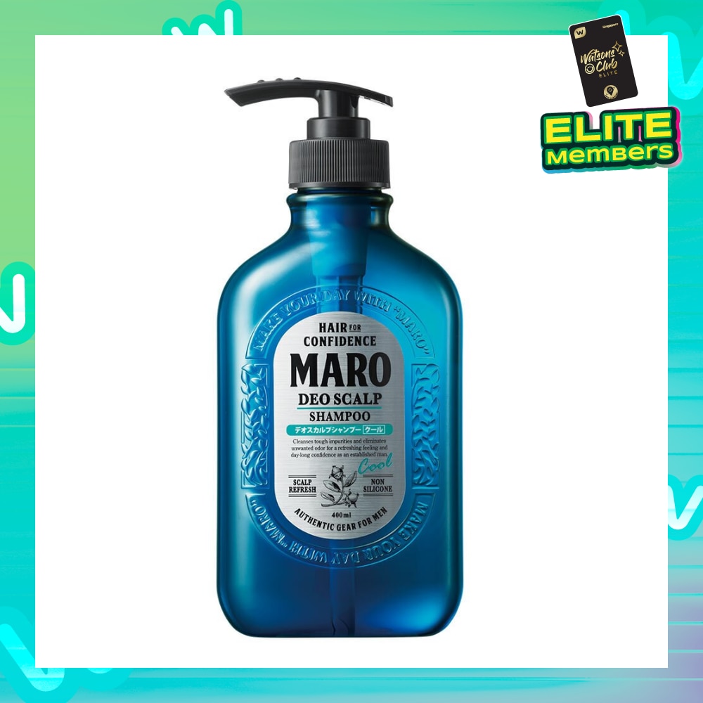 Deo Scalp Cool Shampoo (Cleanse Away Unwanted Sebum in Clogged Pores Preventing Unpleasasnt Odor from Hair Root) 400ml