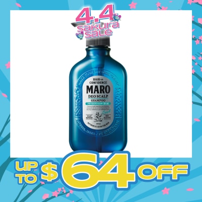 MARO - Deo Scalp Cool Shampoo (Cleanse Away Unwanted Sebum in Clogged Pores Preventing Unpleasasnt Odor from Hair Root) 400ml