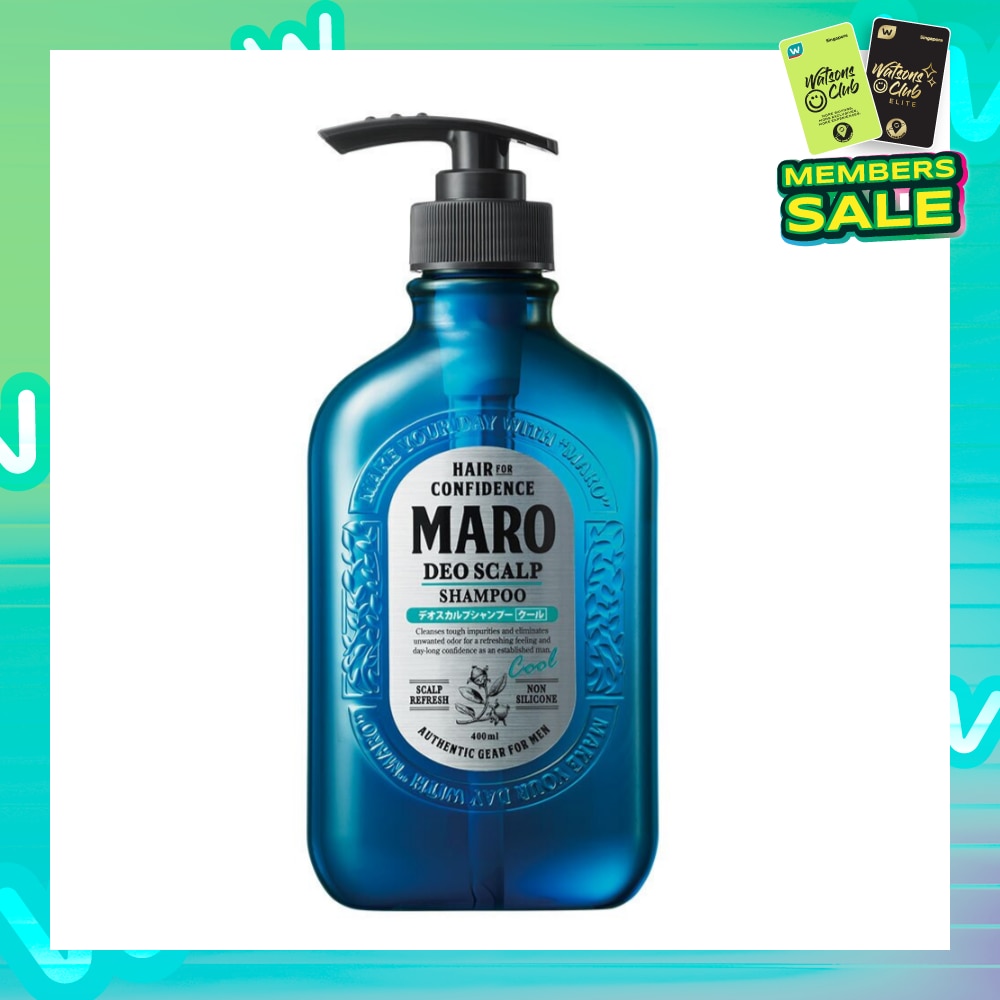 Deo Scalp Cool Shampoo (Cleanse Away Unwanted Sebum in Clogged Pores Preventing Unpleasasnt Odor from Hair Root) 400ml