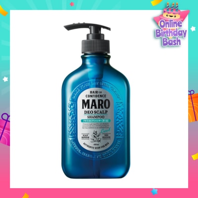 MARO Deo Scalp Cool Shampoo (Cleanse Away Unwanted Sebum in Clogged Pores Preventing Unpleasasnt Odor from Hair Root) 400ml
