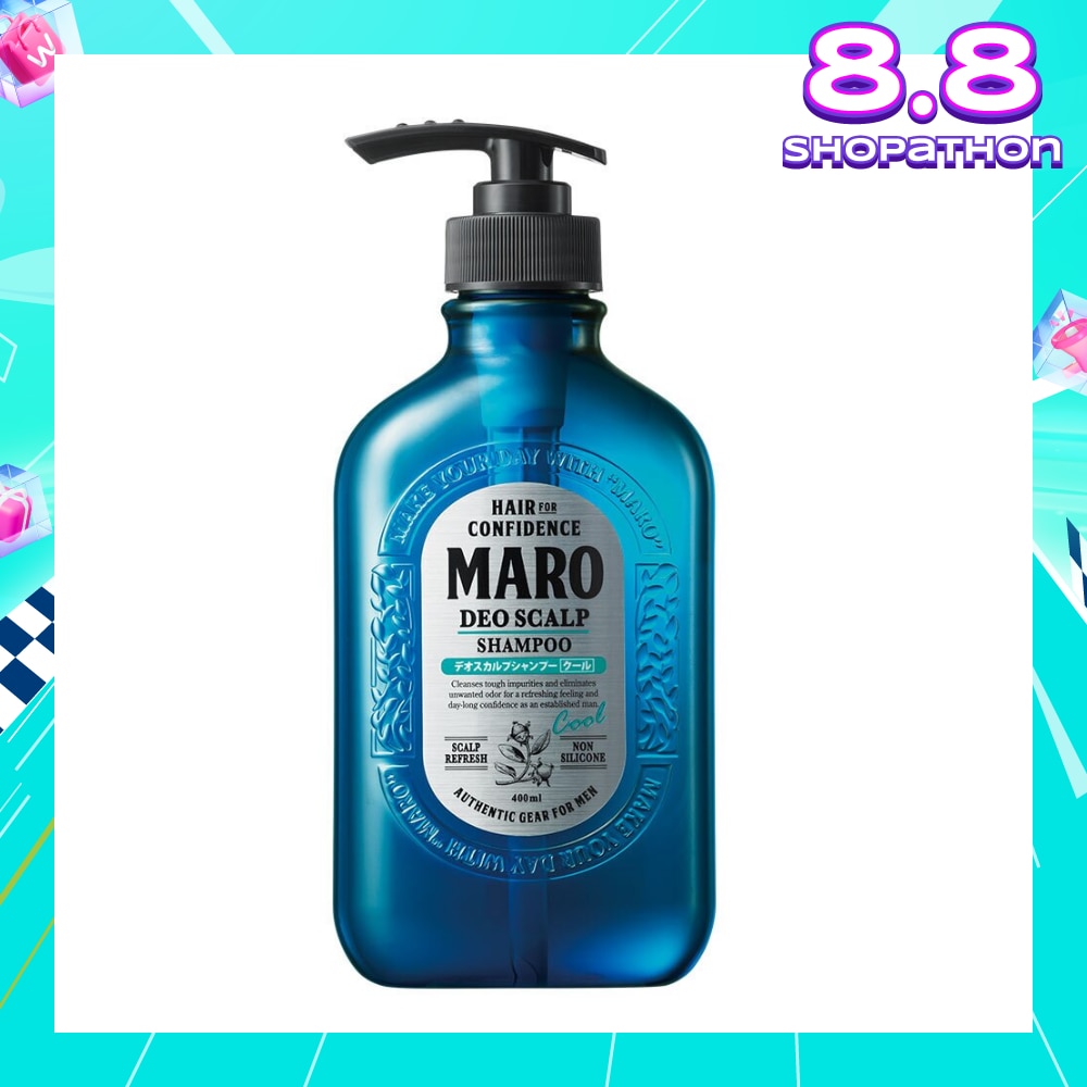 Deo Scalp Cool Shampoo (Cleanse Away Unwanted Sebum in Clogged Pores Preventing Unpleasasnt Odor from Hair Root) 400ml