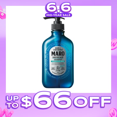 MARO - Deo Scalp Cool Shampoo (Cleanse Away Unwanted Sebum in Clogged Pores Preventing Unpleasasnt Odor from Hair Root) 400ml