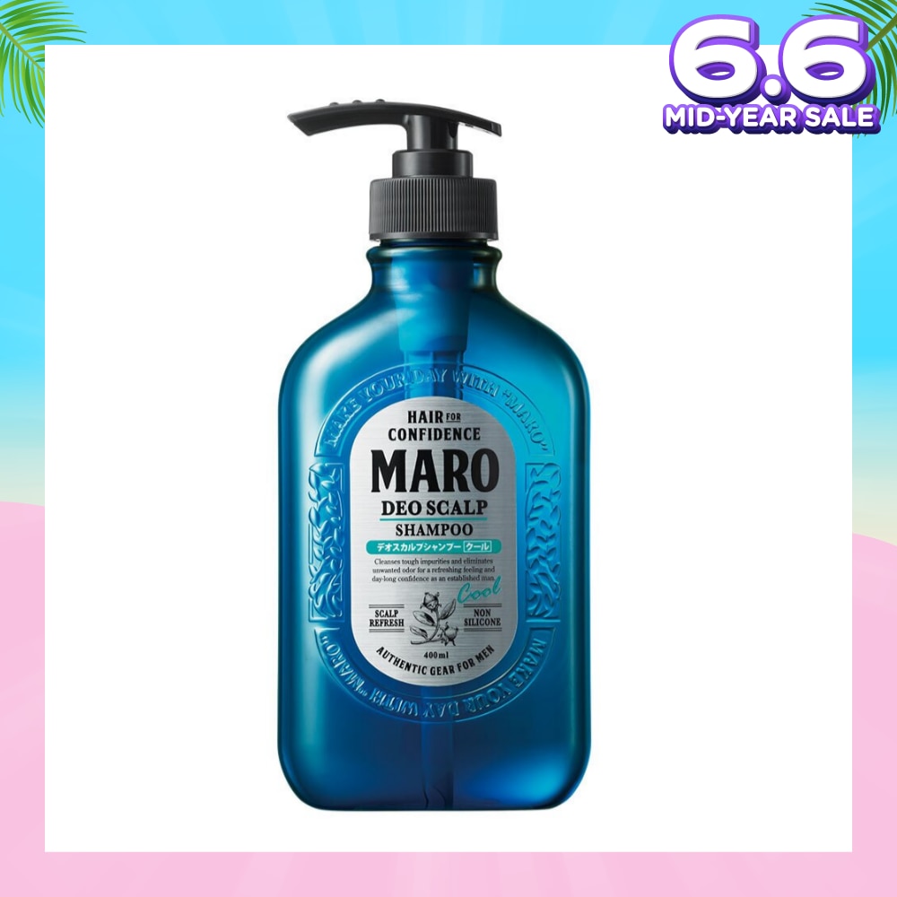 Deo Scalp Cool Shampoo (Cleanse Away Unwanted Sebum in Clogged Pores Preventing Unpleasasnt Odor from Hair Root) 400ml