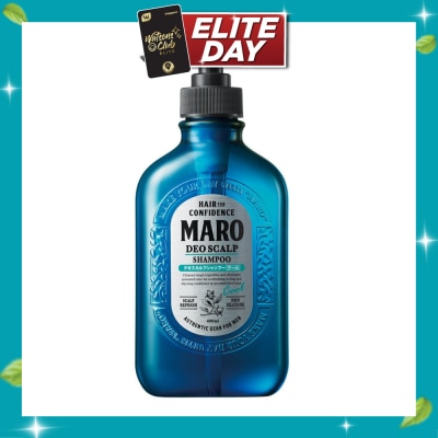 MARO Deo Scalp Cool Shampoo (Cleanse Away Unwanted Sebum in Clogged Pores Preventing Unpleasasnt Odor from Hair Root) 400ml image