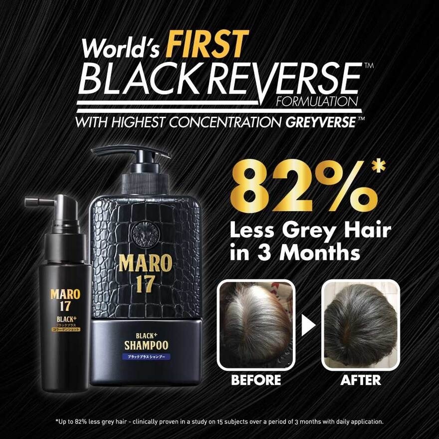 17 Black Plus Shampoo (Promote Healthy Hai Growth & Prevent Greying Hair) 350ml