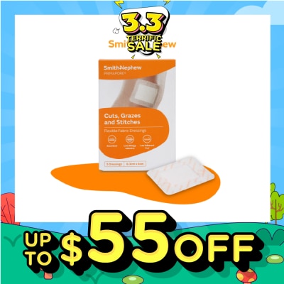 SMITH & NEPHEW Adhesive Dressing 8.3cm x 6cm 5s