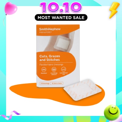 SMITH & NEPHEW Adhesive Dressing 8.3cm x 6cm 5s image