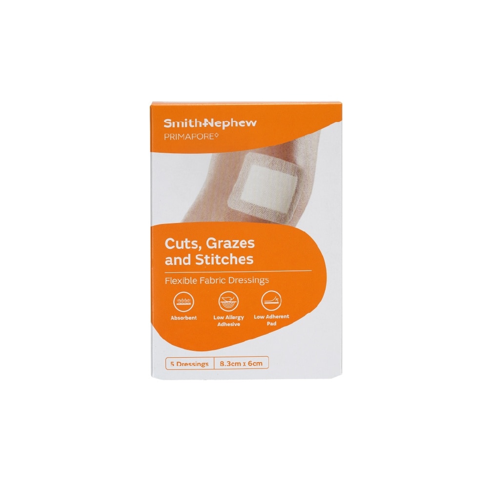 Adhesive Dressing 8.3cm x 6cm 5s