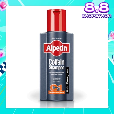 ALPECIN Caffeine Hair Energizer Shampoo C1 (Helps to Reduce Hair Loss & Preserve Hair Growth) 250ml