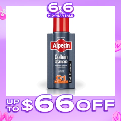 ALPECIN - Caffeine Hair Energizer Shampoo C1 (Helps to Reduce Hair Loss & Preserve Hair Growth) 250ml