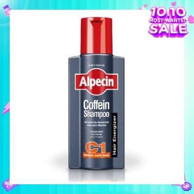 ALPECIN Caffeine Hair Energizer Shampoo C1 (Helps to Reduce Hair Loss & Preserve Hair Growth) 250ml