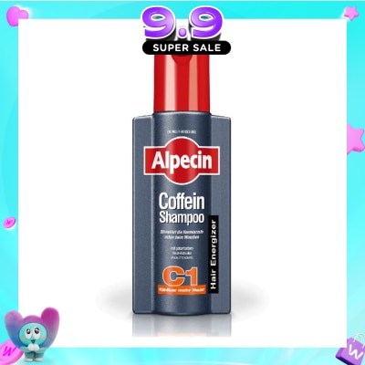 ALPECIN - Caffeine Hair Energizer Shampoo C1 (Helps to Reduce Hair Loss & Preserve Hair Growth) 250ml image