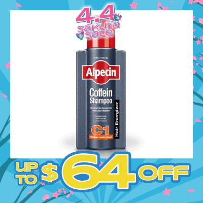 ALPECIN - Caffeine Hair Energizer Shampoo C1 (Helps to Reduce Hair Loss & Preserve Hair Growth) 250ml