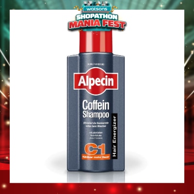 ALPECIN - Caffeine Hair Energizer Shampoo C1 (Helps to Reduce Hair Loss & Preserve Hair Growth) 250ml