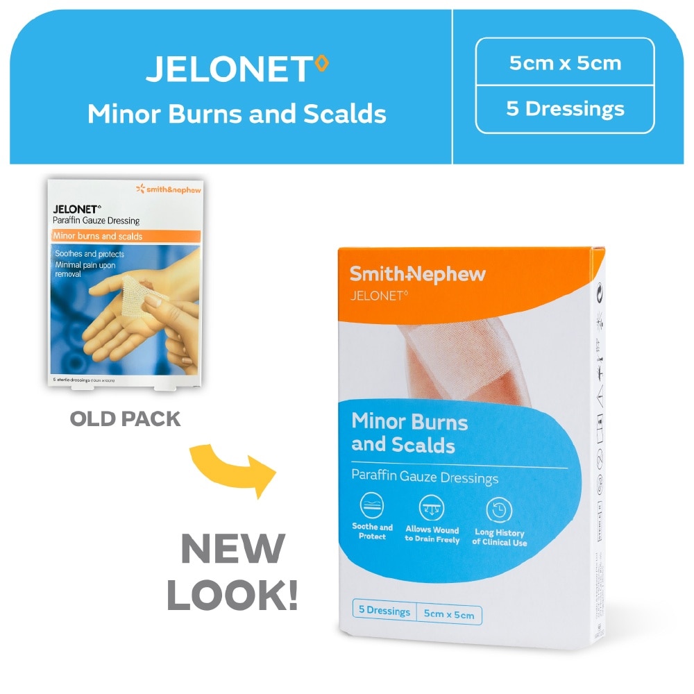 Jelonet (5cm x 5cm) 5s