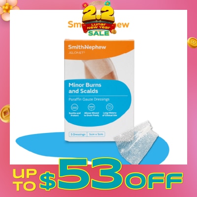 SMITH & NEPHEW Jelonet (5cm x 5cm) 5s