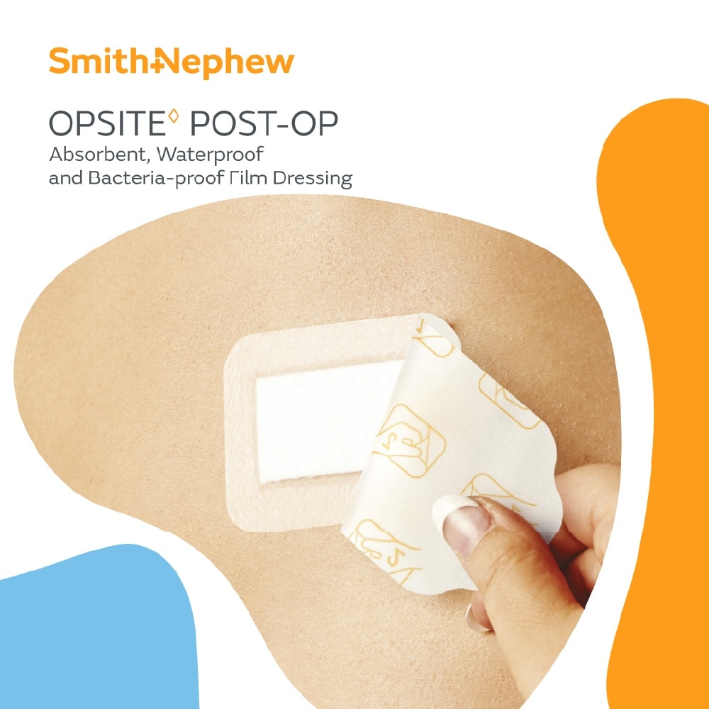 Opsite Post-Op Clear Adhesvie Waterproof Dressing 6.5cm X 5cm X 5pcs