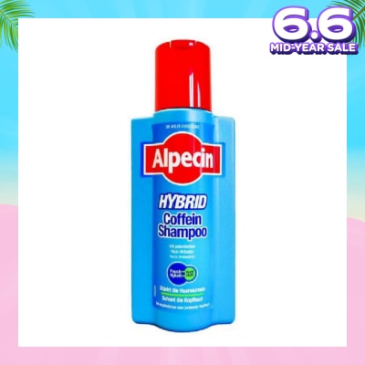 ALPECIN Hybrid Caffeine Shampoo For Sensitive Or Itchy Scalps (Helps to Reduce Hair Loss) 250ml