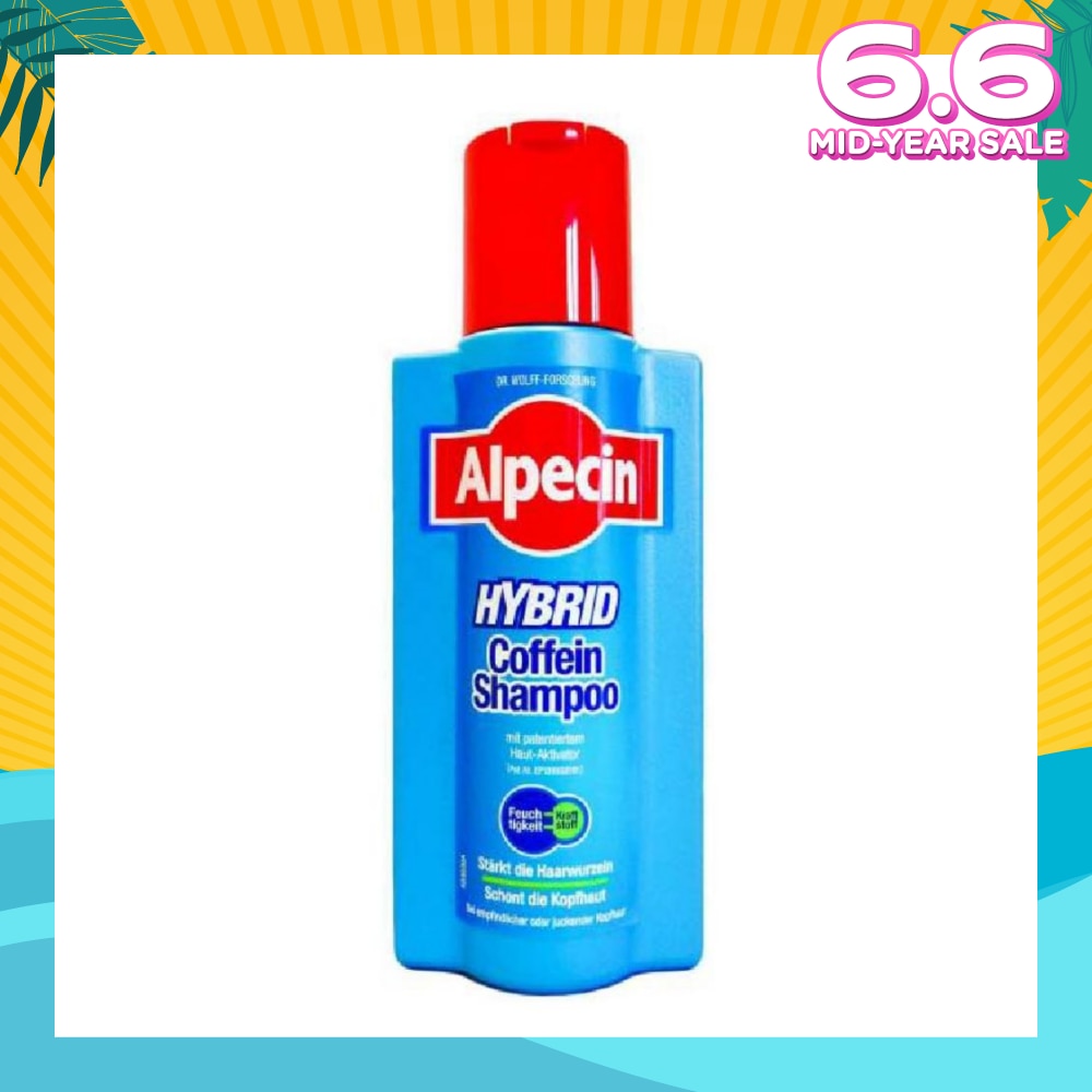 Hybrid Caffeine Shampoo For Sensitive Or Itchy Scalps (Helps to Reduce Hair Loss) 250ml