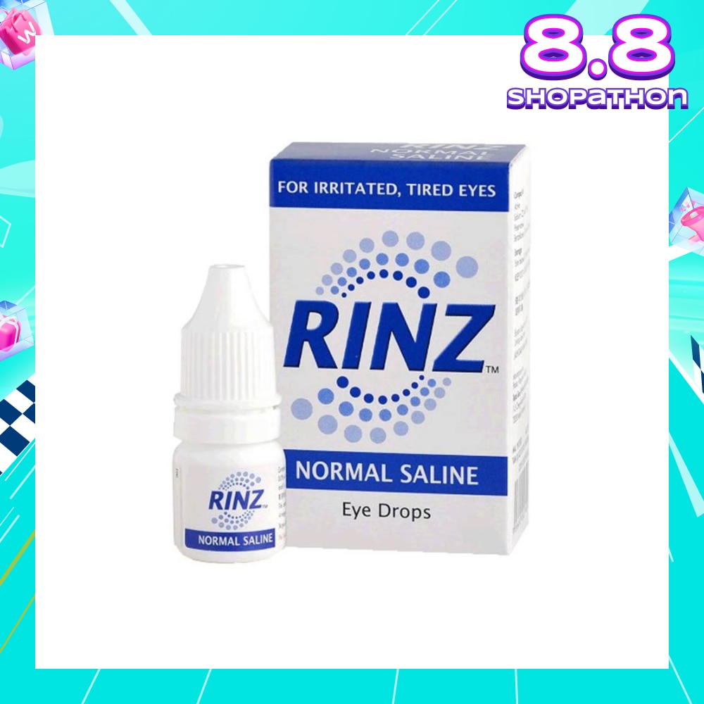 Rinz Normal Saline Eye Drops (For Irritated and Tired Eyes) 5ml