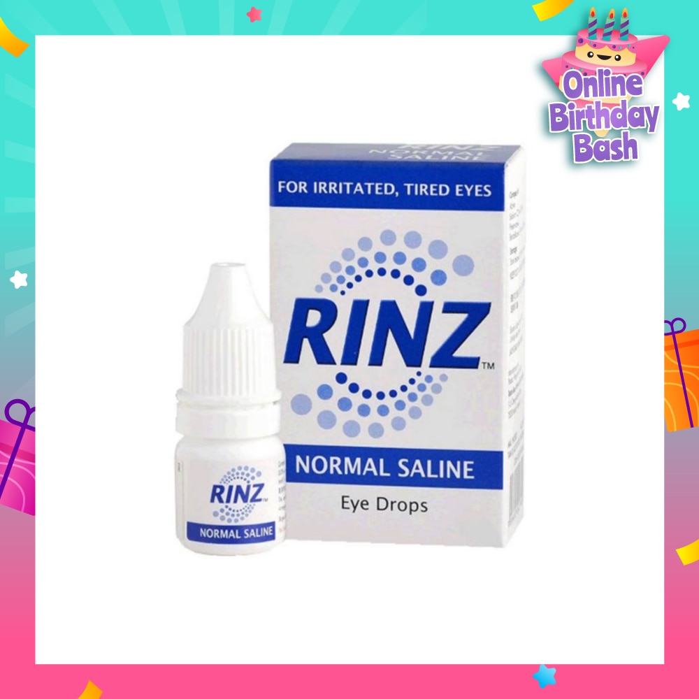 Rinz Normal Saline Eye Drops (For Irritated and Tired Eyes) 5ml