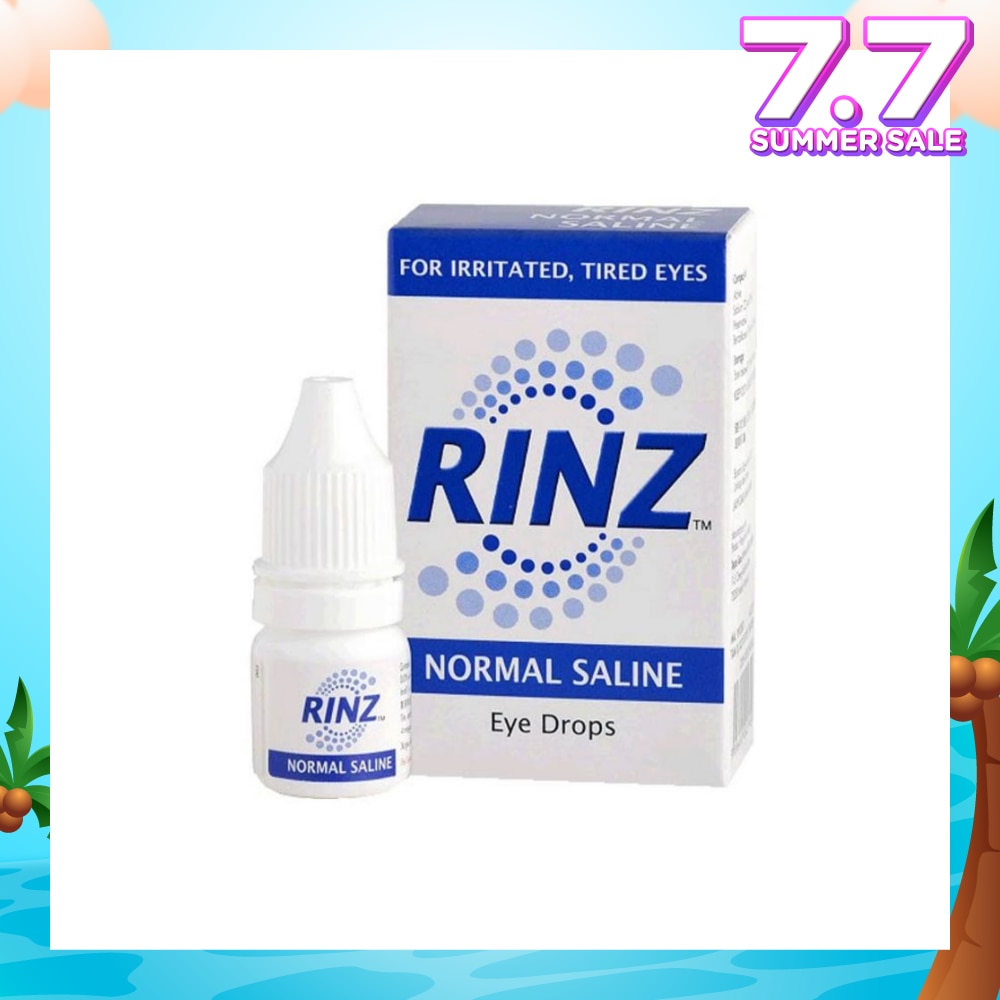 Rinz Normal Saline Eye Drops (For Irritated and Tired Eyes) 5ml