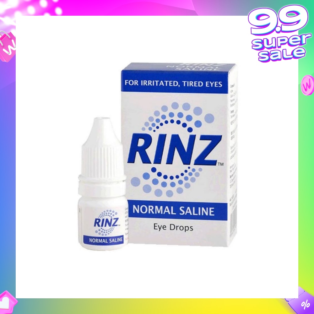Rinz Normal Saline Eye Drops (For Irritated and Tired Eyes) 5ml