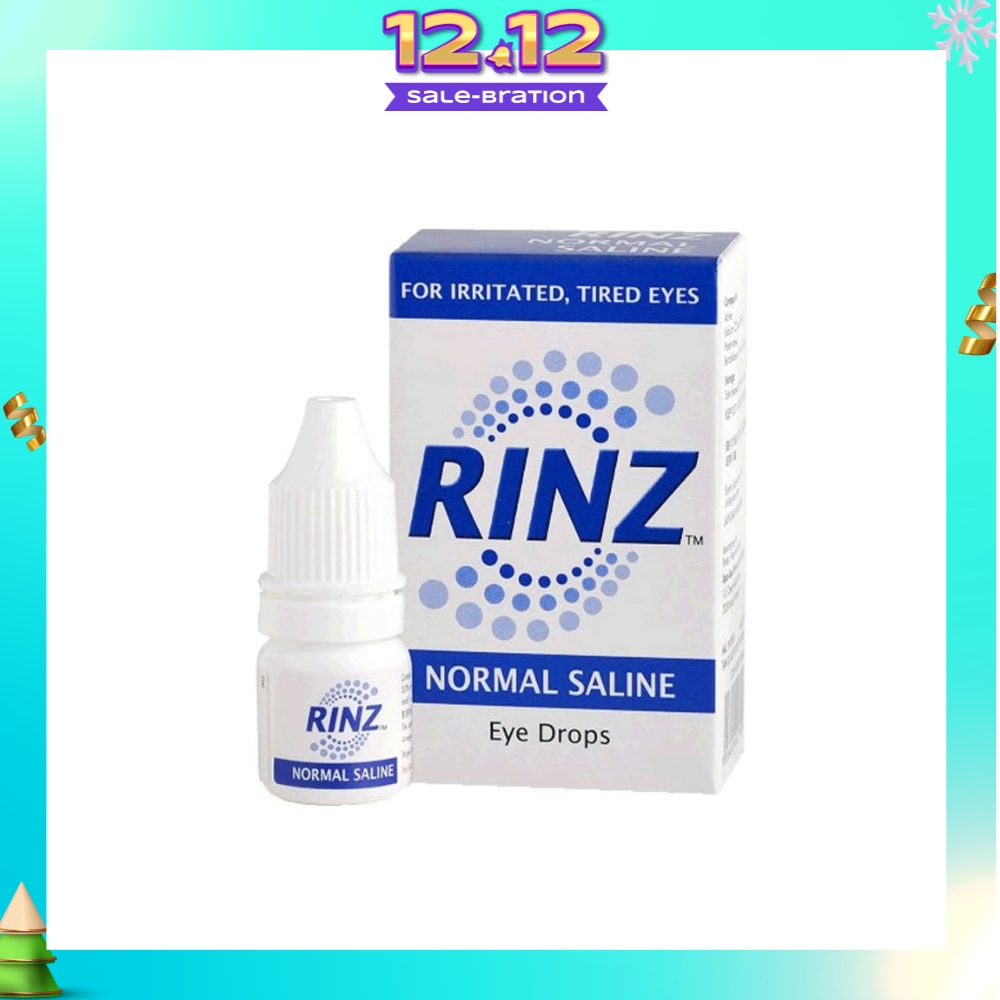 Rinz Normal Saline Eye Drops (For Irritated and Tired Eyes) 5ml