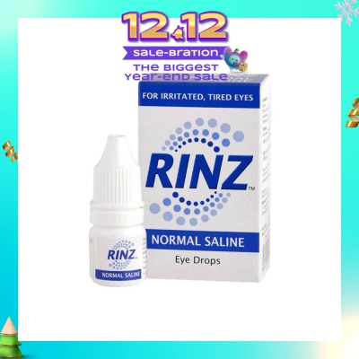 RINZ Rinz Normal Saline Eye Drops (For Irritated and Tired Eyes) 5ml