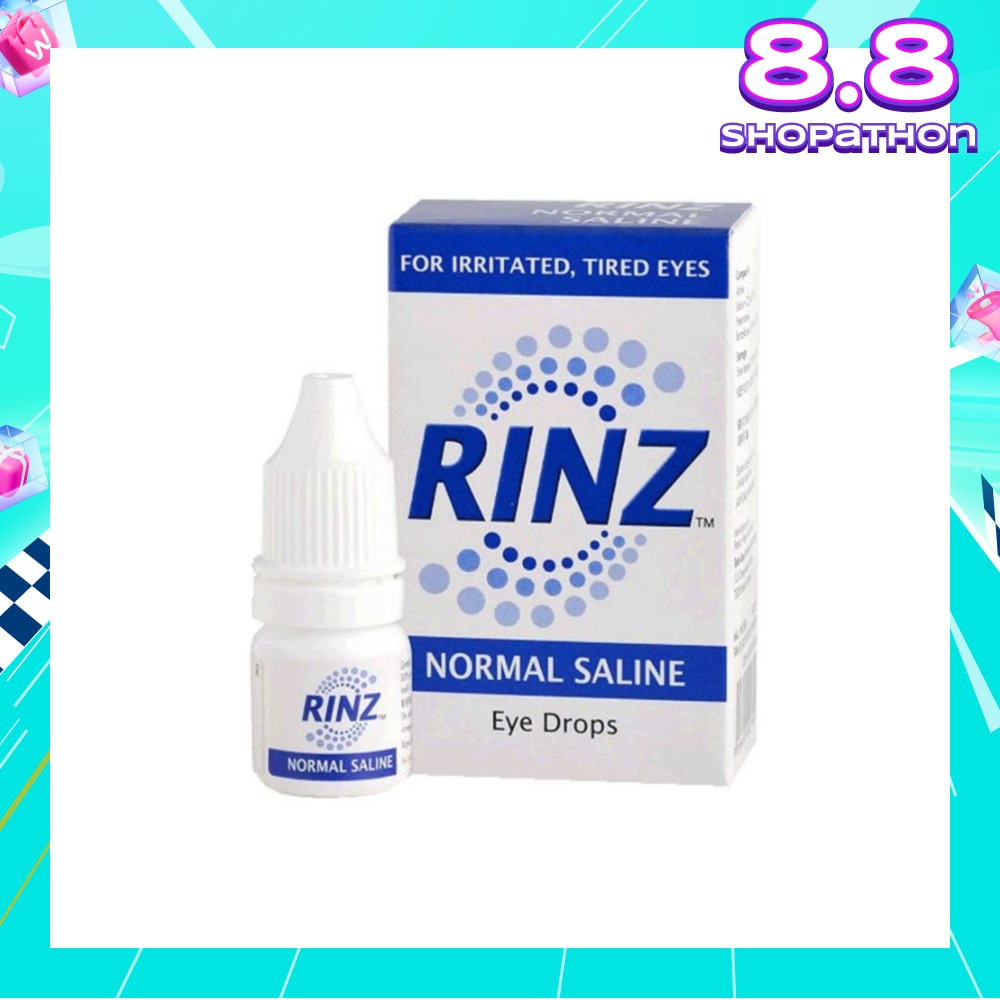 Rinz Normal Saline Eye Drops (For Irritated and Tired Eyes) 5ml