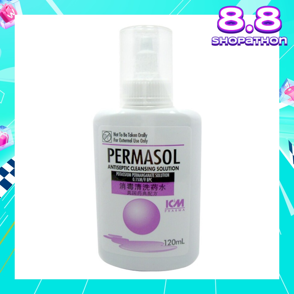 Permasol Antiseptic Cleansing Solution 120ml