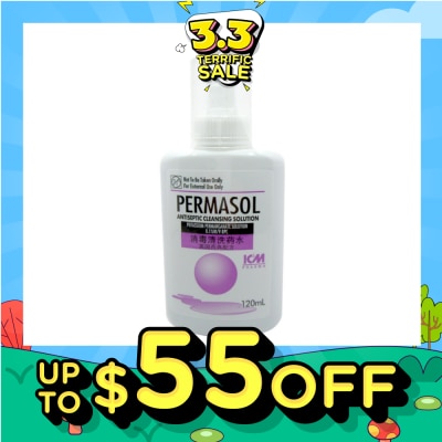 ICM PHARMA Permasol Antiseptic Cleansing Solution 120ml