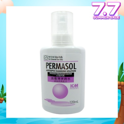 ICM PHARMA Permasol Antiseptic Cleansing Solution 120ml