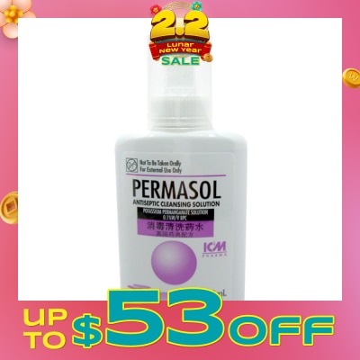 ICM PHARMA Permasol Antiseptic Cleansing Solution 120ml