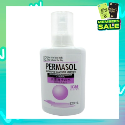 ICM PHARMA Permasol Antiseptic Cleansing Solution 120ml